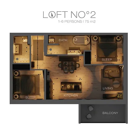 Hotel apartamentowy The Black Eagle Luxury 4*